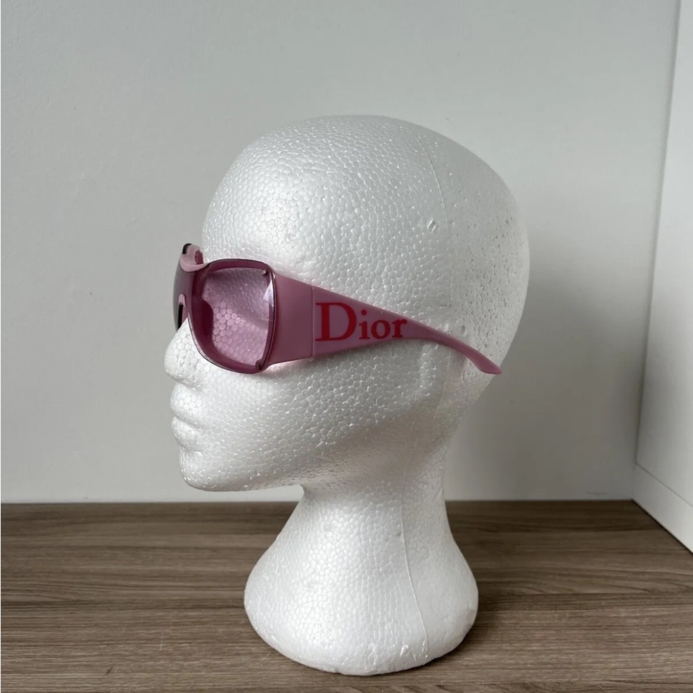 Rare Vintage Dior Baby Pink Goggle Sunglasses Gem